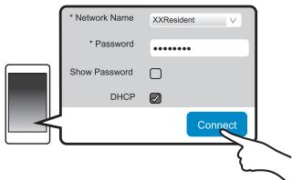 PANASONIC SC-PMX100BEG - Selecteer "Connect" om de instellenen toe te passen. - 1