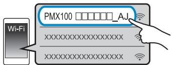 PANASONIC SC-PMX100BEG - Allez dans les paramètres Wi-Fi de votre dispositif compatible. - 3