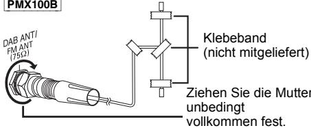 PANASONIC SC-PMX100BEG - Schlieben Sie die Antenne an. - 2
