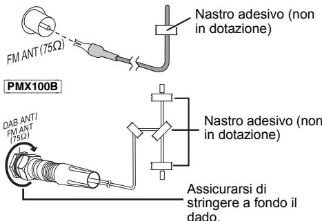 PANASONIC SC-PMX100EG - Collegare I'antenna. - 1