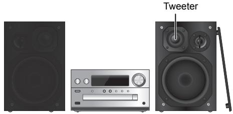 PANASONIC SC-PMX100EG - Plaatsing van de luidsprekers - 1