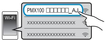 PANASONIC SC-PMX100EG - Wahlen Sie "PMX100 ☐☐☐☐☐AJ", um eine Verbindung zu diesen System herzustellen. - 1
