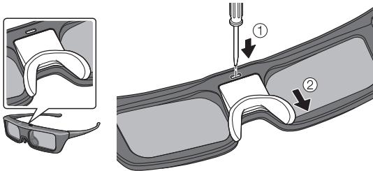 PANASONIC TYER3D5ME - Sustitución de la bateria - 1