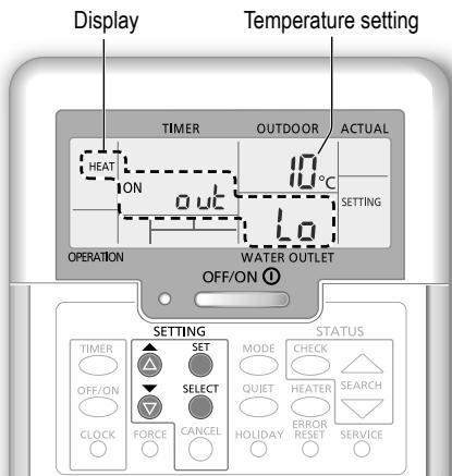 PANASONIC WH-MDC06G3E5 - System temperature setting - 1