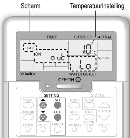 PANASONIC WH-MDC06G3E5 - Temperatuurinstelling van het systeme - 1