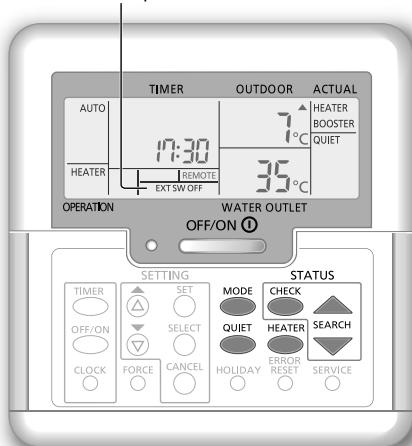 PANASONIC WH-MDC06G3E5 - Avviamo del riscaldatore di riserva - 1