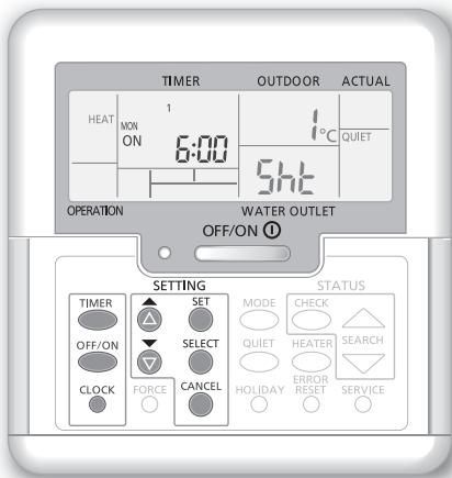 PANASONIC WH-MXC16G9E8 - Verifica del programma del timer corrente - 1