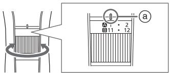 PANASONIC ER-GC71 - Aanpassen van de trimhoogte - 1