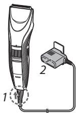 PANASONIC ER-GC71 - Charging the clipper - 1
