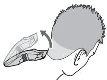 PANASONIC ER-GC71 - How to align the length at the neckline and at the back of your head - 1