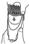 PANASONIC ER-GC71 - Retrait du sabot - 1