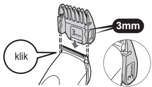 PANASONIC ER-GP22 - Het opzetstuk monteren - 1