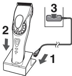 PANASONIC ER-GP80 - Charging the hair clipper - 1