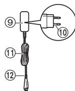 PANASONIC EW-DL83 - Bezeichnung der Bauteile - 5