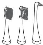 PANASONIC EW-DL83 - Coloque el casingal del cepillo firmamente sobre el eje del cepillo de dientes. - 1