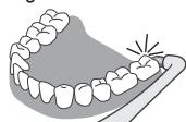 PANASONIC EW-DL83 - Parte posteriori dei denti - 1