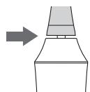 PANASONIC EW-DL83 - Umiesć glówne szczoteczki mocno na trzpieniu szczoteczki. - 2