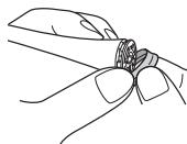 PANASONIC EW-DL83 - Jezeli pierścien identityfikacyjny odpada - 1