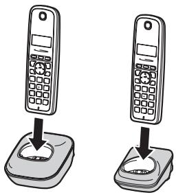 PANASONIC KX-TG1612FRH - Charge de la batterie - 1