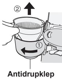 ② Antidrupklep