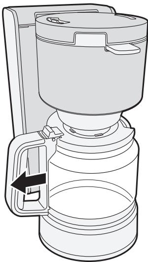 PANASONIC NCDF1AXC - Nachdem der Kaffee fertig ist, schalten Sie die Kaffeemaschine aus und entnehmen Sie die Kanne. - 1