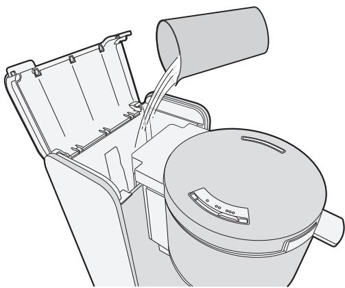 PANASONIC NCDF1AXC - Fill water in the water tank, then plug in and turn on the power switch. - 1
