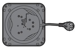 PANASONIC NCDK1CXC - Ajuste de la longitud del cable de alimentación - 1