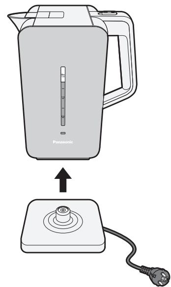 PANASONIC NCDK1CXC - Nehmen Sieihn von seiner Basisstation ab und gibt Sie das Wasser aus. - 1