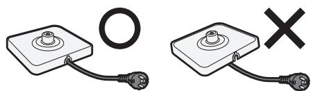 PANASONIC NCDK1CXC - Schlieben Sie den Deckel, stellen Sie den Wasserkocher auf die Basisstation und stecken Sie den Netzstecker ein. - 3