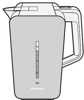 PANASONIC NCDK1CXC - Retire el hervidor de la base de encendido y vierta el agua. - 1