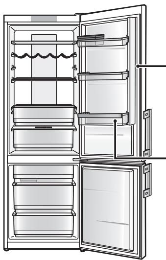PANASONIC NRBN31EX2 - Vrieskast - 2
