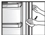 PANASONIC NRBN31EX2 - Door opening seal - 1