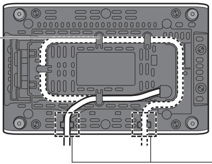 PANASONIC NTDP1HXC - Compartmento para el cable - 1