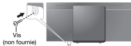 PANASONIC SC-HC195EG - Mesurer et marquer la position des crochets de montage mural sur le mur. - 6