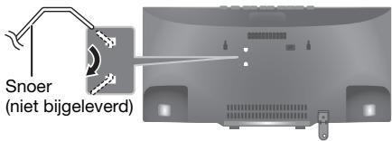 PANASONIC SC-HC195EG - Meet de positie van de beugels voor de wandmontage af op de wand en breng markeringen aan. - 4