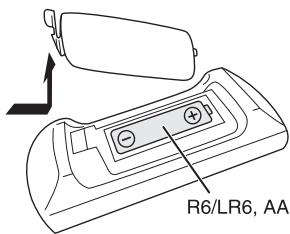 PANASONIC SC-HC295EG - Preparazione del telecomando - 1