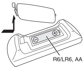 PANASONIC SC-HC295EG - Préparation de la télécommande - 1