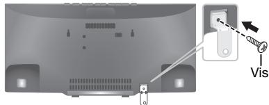 PANASONIC SC-HC295EG - Mesurer et marquer la position des crochets de montage mural sur le mur. - 3