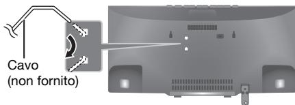 PANASONIC SC-HC295EG - Misurare e contrassegnare la posizione sulle staffe di supporto a parete sulla parete. - 4