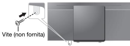 PANASONIC SC-HC295EG - Misurare e contrassegnare la posizione sulle staffe di supporto a parete sulla parete. - 6
