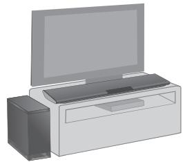 PANASONIC SC-HTB685EG - Posizionamento dell'unità principale in uno scaffale o su un ravolo - 2