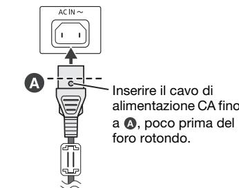 PANASONIC SC-MAX7000E - Collegare il cavo di alimentazione CA. - 1
