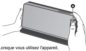 PANASONIC SC-NA10 - ■ Comment utiliser la housse et les commandes de l'appareil - 2