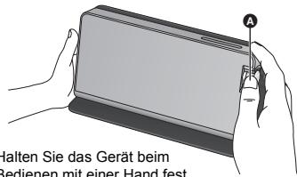 PANASONIC SC-NA10 - ■ Verwendung des Covers und Bedienung des Geräts - 2
