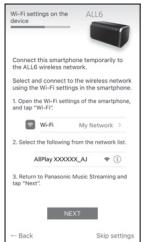 PANASONIC SHWL30EC - Cas 2:Lorsque le SH-WL30 n'est pas détecté (un écran similaire à celui montré ci-dessous apparait) - 1