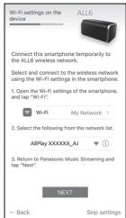 PANASONIC SHWL30EC - ■ Percorso 2: quando SH-WL30 noniene rilevato automaticamente (appare una schermata simile a quella ricerca) - 1