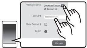 PANASONIC SHWL30EC - ■ Pad 2: Als de SH-WL30 Niet automatisch gedetecteerd worden (er worden een scherm weergegeven dat op onderstaand scherm Iijkt) - 2