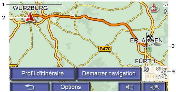 PANASONIC STRADA CN-GP50N - Carte au mode Présentation - 1