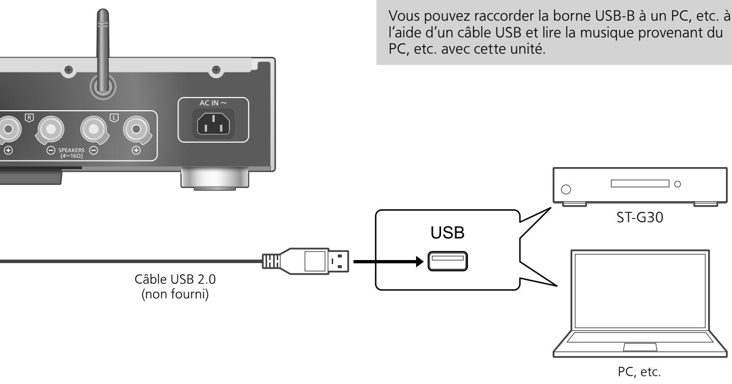 PANASONIC SUG30EG - Utilisation d'un cable audio numérique optique - 1