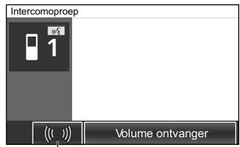 Intercomoproep 1 Volume ontvanger